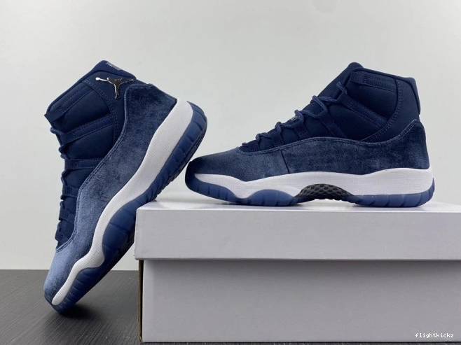 Navy AR0715-441 Jordan Velvet Air 11 Midnight WMNS 0913